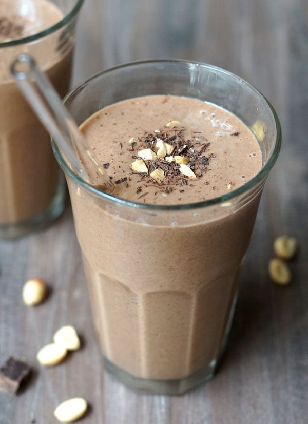 Dairy-Free Delight: The Vegan Peanut Butter Cup Shake Sweetened with Dates